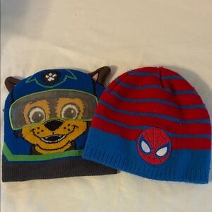 Marvel Blue and Red Striped Spider-Man Kids Hat